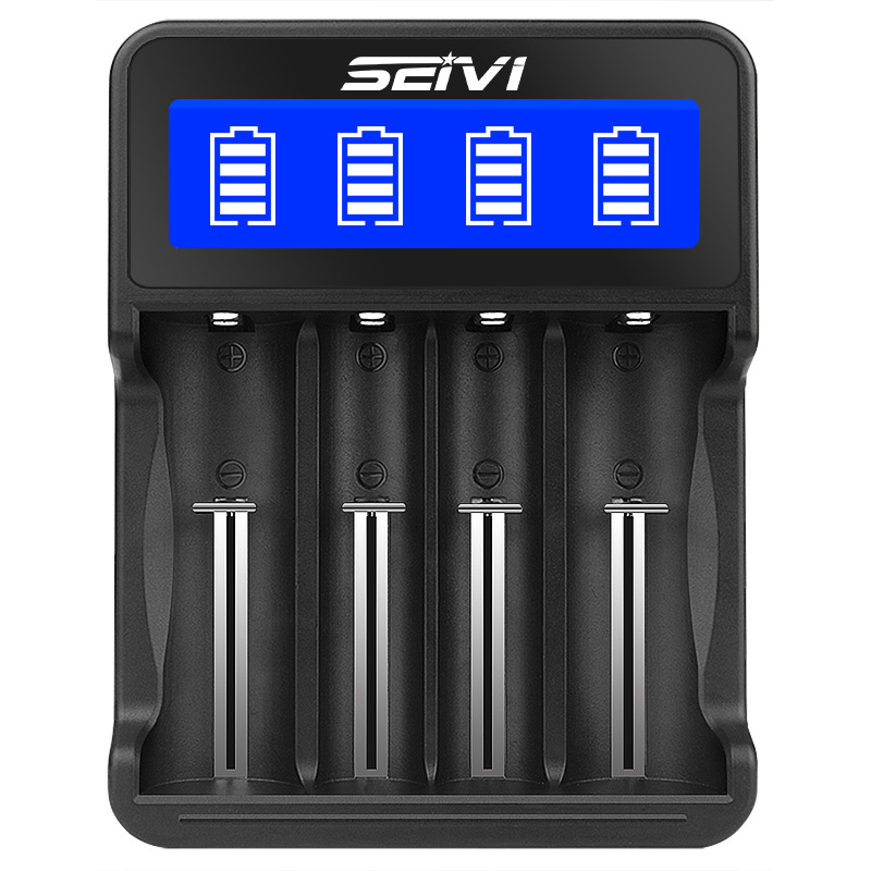 Punjač za 18650 baterije s USB zaslonom, dvostruki izlaz 1000mAh, ulaz 5V 1-2A, automatsko isključivanje