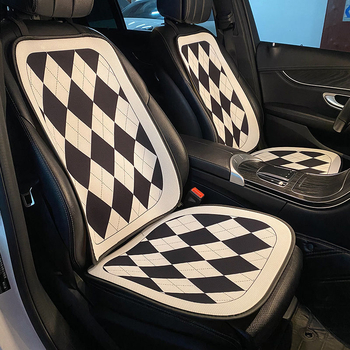 Auto jastuk za sjedenje automobila – sve sezone, prozračan, plosnat vintage stil, punilo od svilenih vlakana, površina od lana