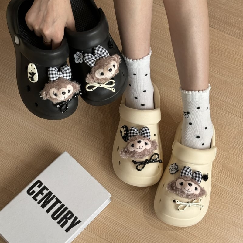 Ženske EVA papuče - prozračne, protuklizna potplat nad 3,5 cm, EVA gornji dio, Designer serija