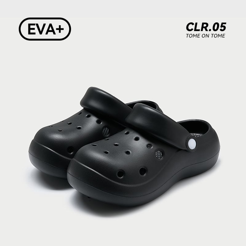 Ženske EVA papuče - prozračne, protuklizna potplat nad 3,5 cm, EVA gornji dio, Designer serija