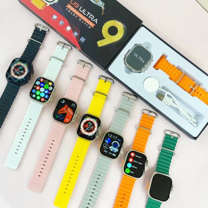 U9 Ultra Smartwatch – Sledovanie srdcového tepu, Meranie krvného tlaku, Sledovanie spánku, Meranie kyslíka v krvi, AMOLED displej