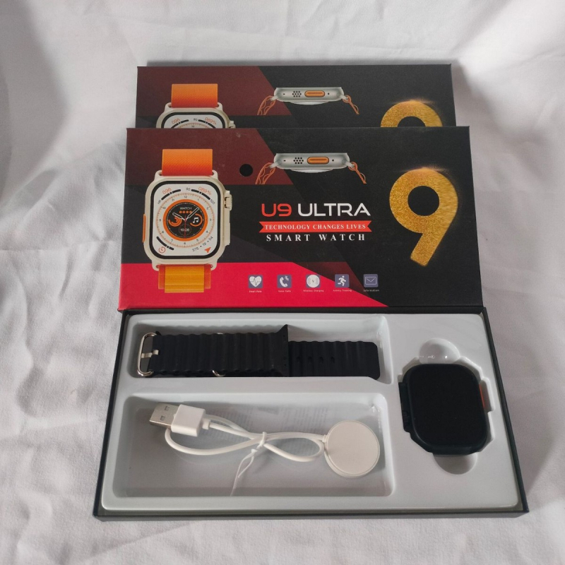 U9 Ultra Smartwatch – Sledovanie srdcového tepu, Meranie krvného tlaku, Sledovanie spánku, Meranie kyslíka v krvi, AMOLED displej