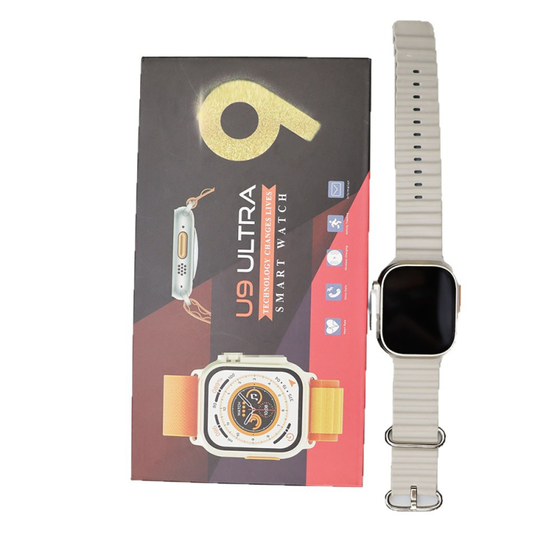 U9 Ultra Smartwatch – Sledovanie srdcového tepu, Meranie krvného tlaku, Sledovanie spánku, Meranie kyslíka v krvi, AMOLED displej