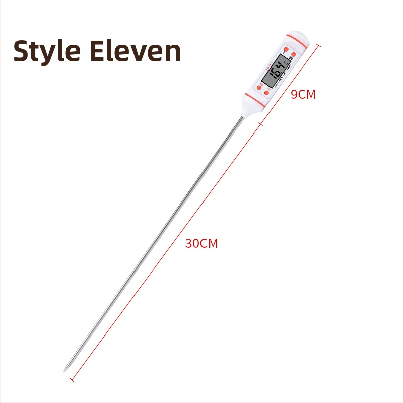 Digitálny teplomer pre kuchyňu a kúpeľ dieťaťa — kvapaliny: voda, mlieko, čaj, jedlo