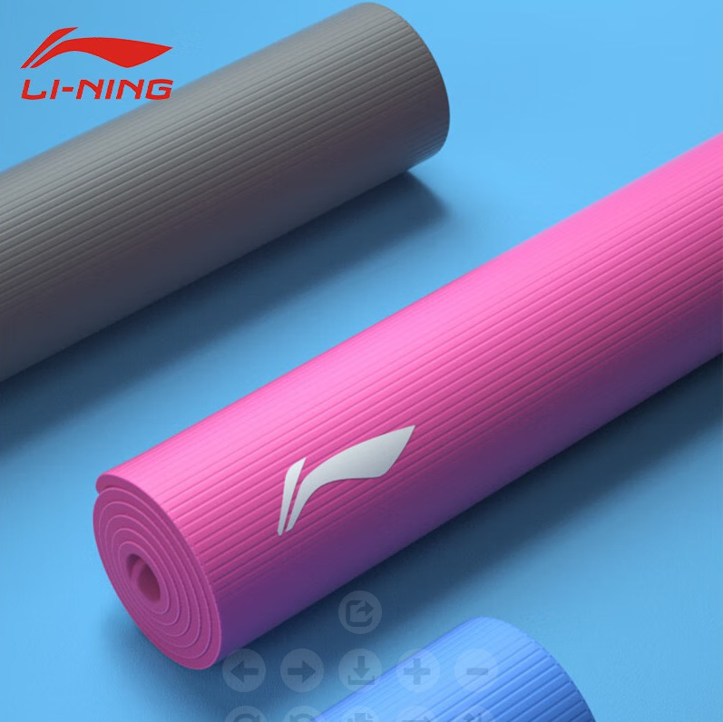 Li Ning jóga matrac edzéshez — EVA, 8 mm, 1 kg, csúszásmentes, széles és vastag kivitel
