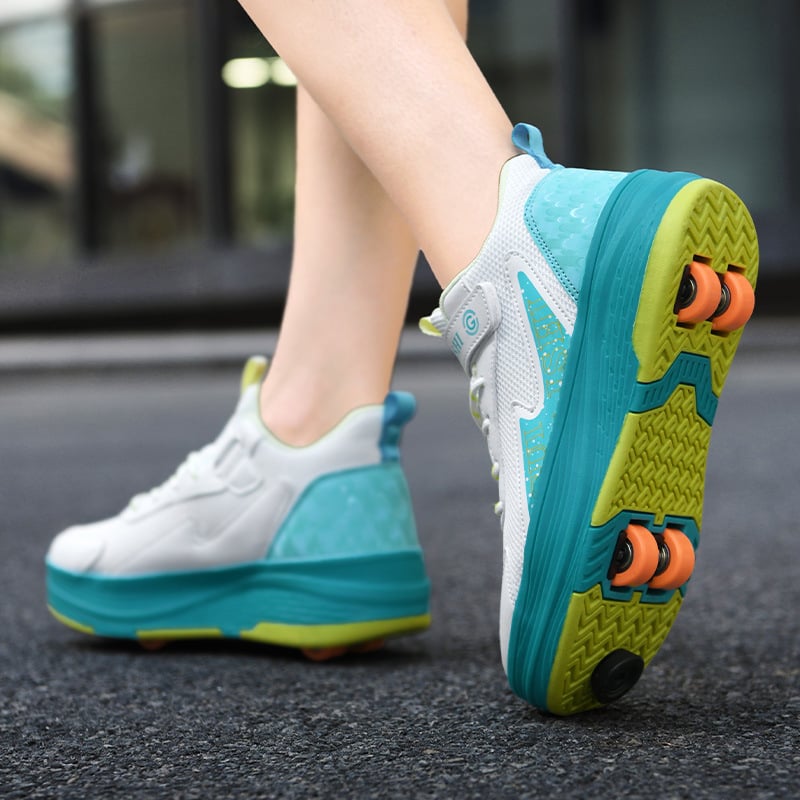 Guipishi Dječje Tenisice za Trčanje s Dvostrukim PU Kotačima — Unisex