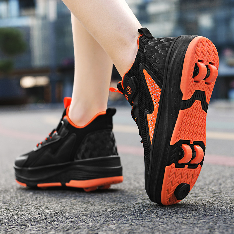 Guipishi Dječje Tenisice za Trčanje s Dvostrukim PU Kotačima — Unisex