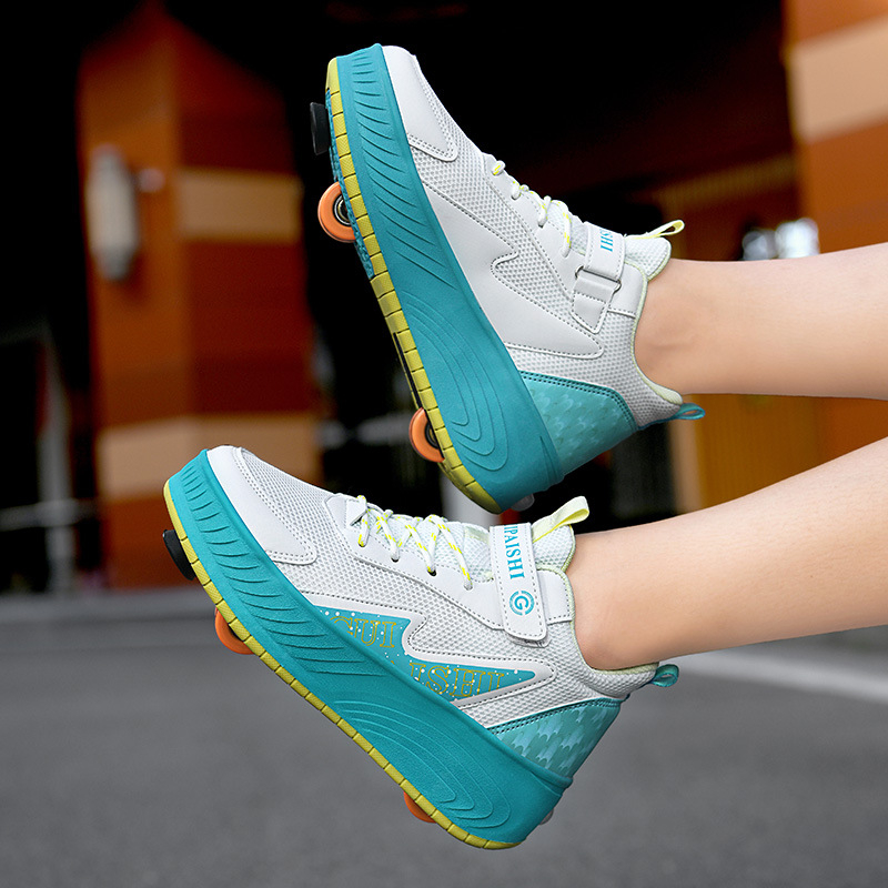 Guipishi Dječje Tenisice za Trčanje s Dvostrukim PU Kotačima — Unisex