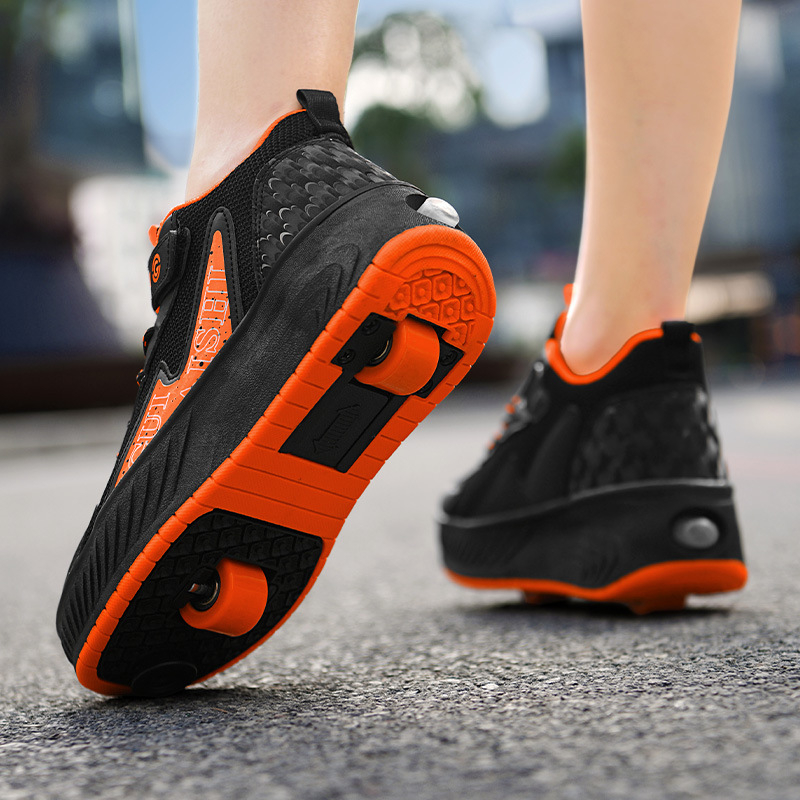 Guipishi Dječje Tenisice za Trčanje s Dvostrukim PU Kotačima — Unisex