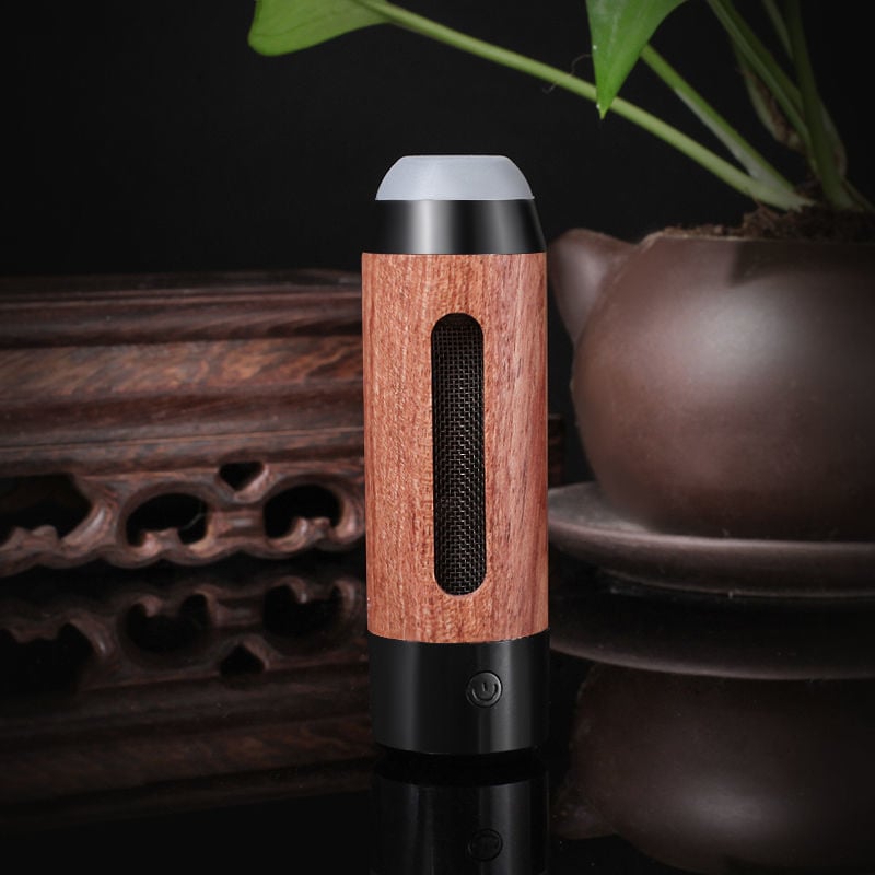 Autós hamutartó - rózsafából, újrahasználható, tároló funkcióval, Kaiqiu