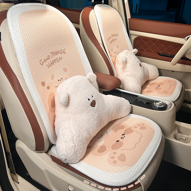 Autóülés párna, karikatúra stílus, Ice Silk felület, szivacs töltet, szellőzés, négy évszakos