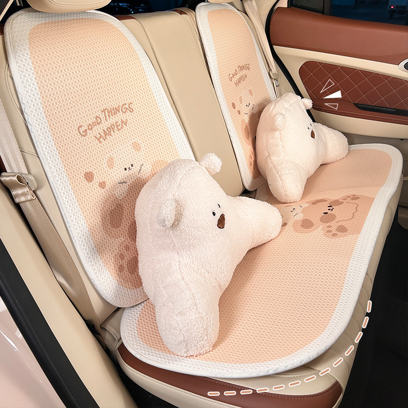 Autóülés párna, karikatúra stílus, Ice Silk felület, szivacs töltet, szellőzés, négy évszakos