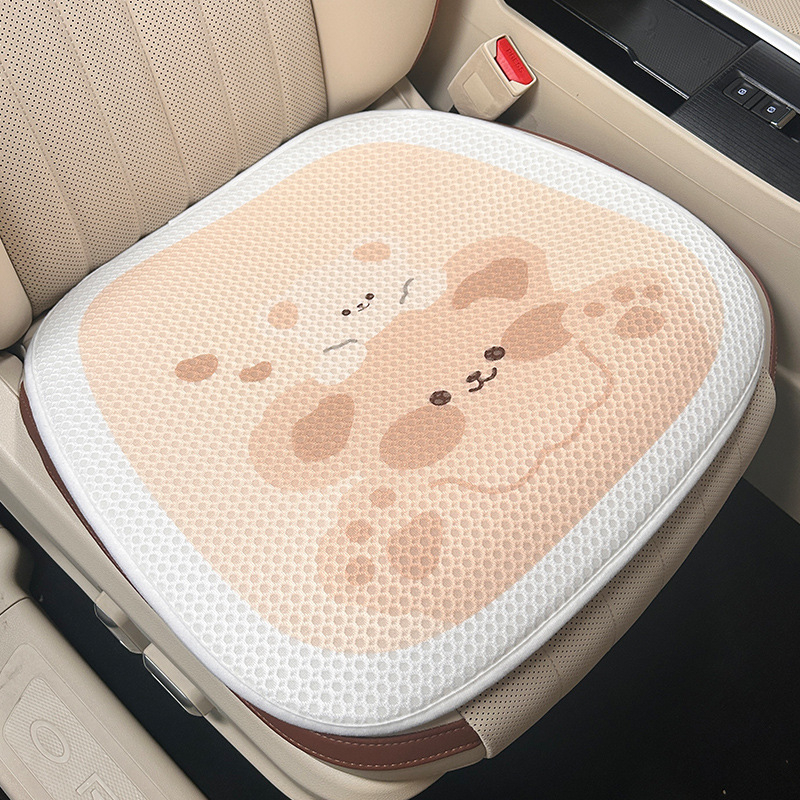 Autóülés párna, karikatúra stílus, Ice Silk felület, szivacs töltet, szellőzés, négy évszakos