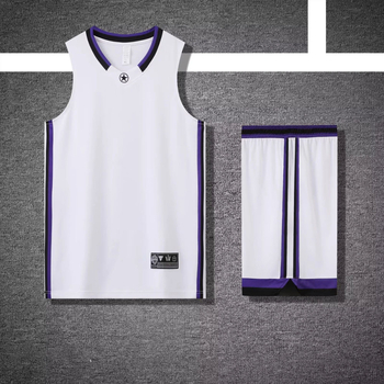 Kosárlabda mez személyre szabott logóval, gyorsan száradó, ujj nélküli, kerek nyakú, laza szabás, 100% poliészter