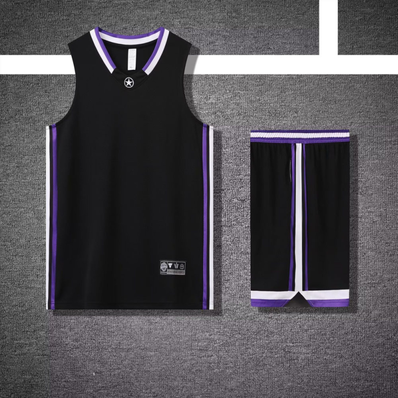 Kosárlabda mez személyre szabott logóval, gyorsan száradó, ujj nélküli, kerek nyakú, laza szabás, 100% poliészter