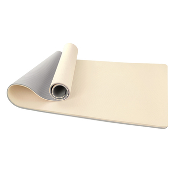 TPE jóga matrac, 8 mm vastagság, csúszásmentes, ütéscsillapító, egyszínű mintázat, otthoni edzéshez