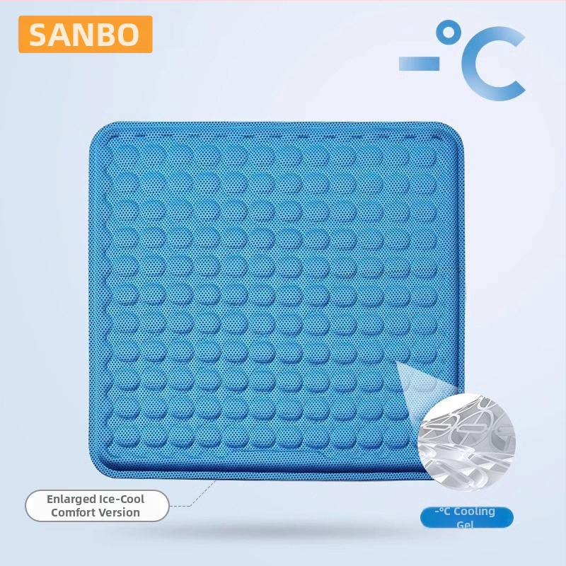 Automobilový vankúš na sedadlo s chladivým gélom na leto, priedušná sieťovina, jednodielny dizajn, univerzálne použitie, značka Follow the Way