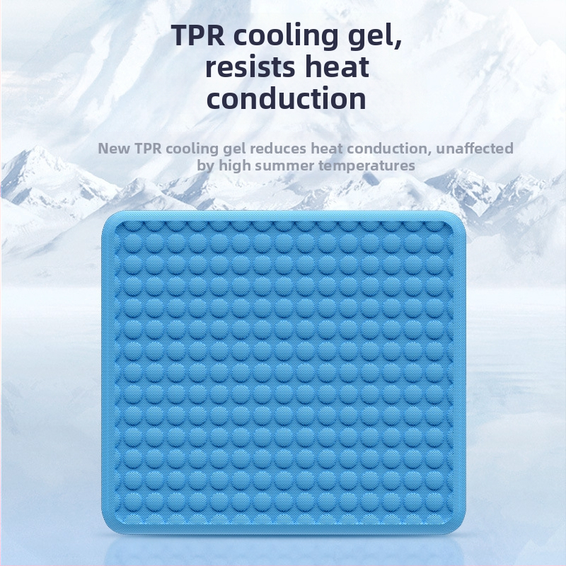 Automobilový vankúš na sedadlo s chladivým gélom na leto, priedušná sieťovina, jednodielny dizajn, univerzálne použitie, značka Follow the Way