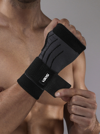 Дланен протектор за китката за възрастни – найлон, компресия, пот‑абсорбиращ и дишащ протектор за тежести и открит фитнес