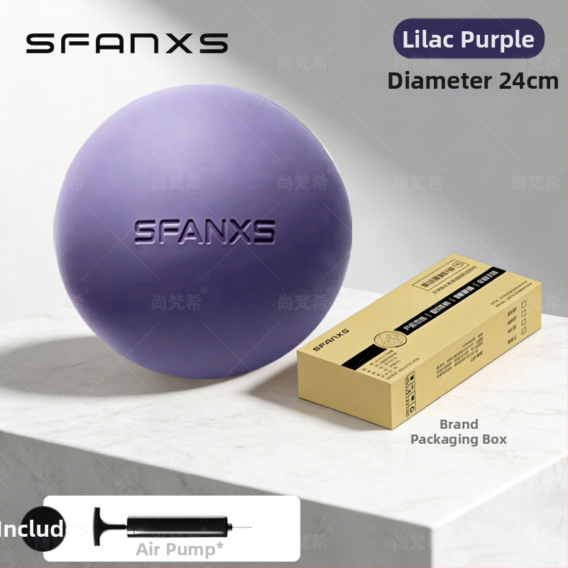 Pilates lopta Pro, pevná proti prasknutiu, PVC, 380 g