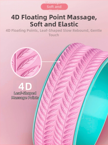 Jóga koleso s otvoreným chrbtom na pretiahnutie chrbta – pre začiatočníkov, fitness vybavenie, PP materiál, značka Shaking of the Ground