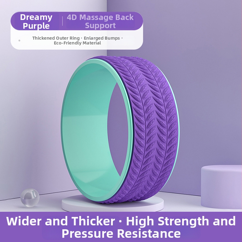 Jóga koleso s otvoreným chrbtom na pretiahnutie chrbta – pre začiatočníkov, fitness vybavenie, PP materiál, značka Shaking of the Ground