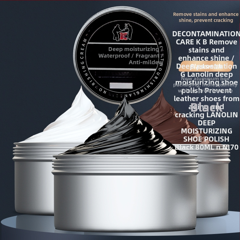 Polirka za obuće s lanolinom za pravu kožu – vodootporna, njega kože, deodoriranje, otporno na habanje, prilagodljivo postupanje