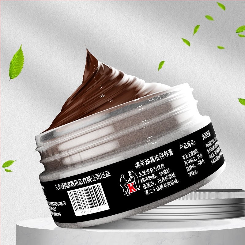 Polirka za obuće s lanolinom za pravu kožu – vodootporna, njega kože, deodoriranje, otporno na habanje, prilagodljivo postupanje