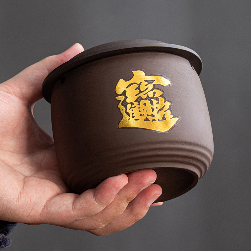 Hamutartó fedővel, szélálló, retro kínai stílusú kerámia, multifunkcionális