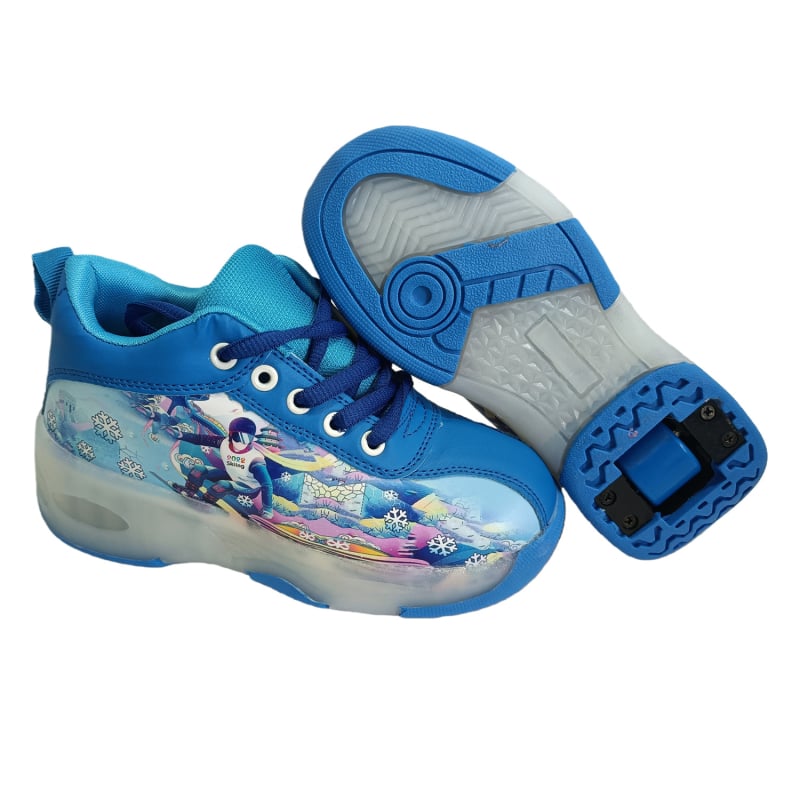 Dječje inline skije s dvostrukim kotačima, PU kotači, univerzalna prilagodba, marka Flying Magic Fantasy