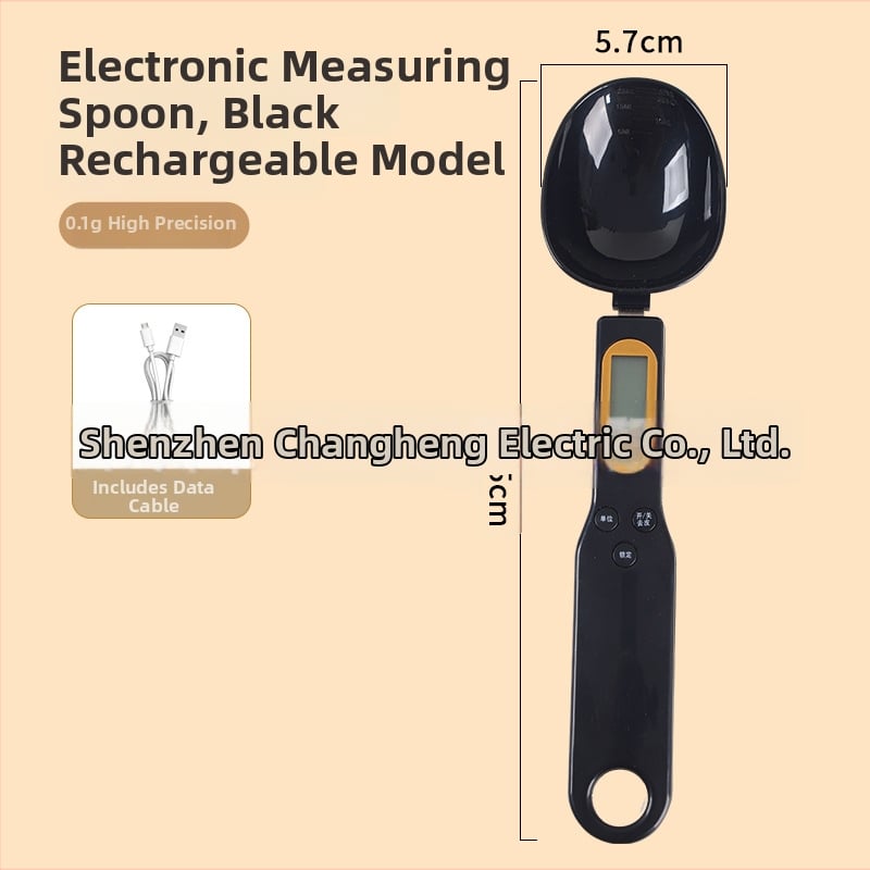 Spoon scale - μικρή ηλεκτρονική ζυγαριά κουζίνας με χωρητικότητα 500 g, ηλεκτρονική μέτρηση, τροφοδοσία μπαταρίας/φόρτιση