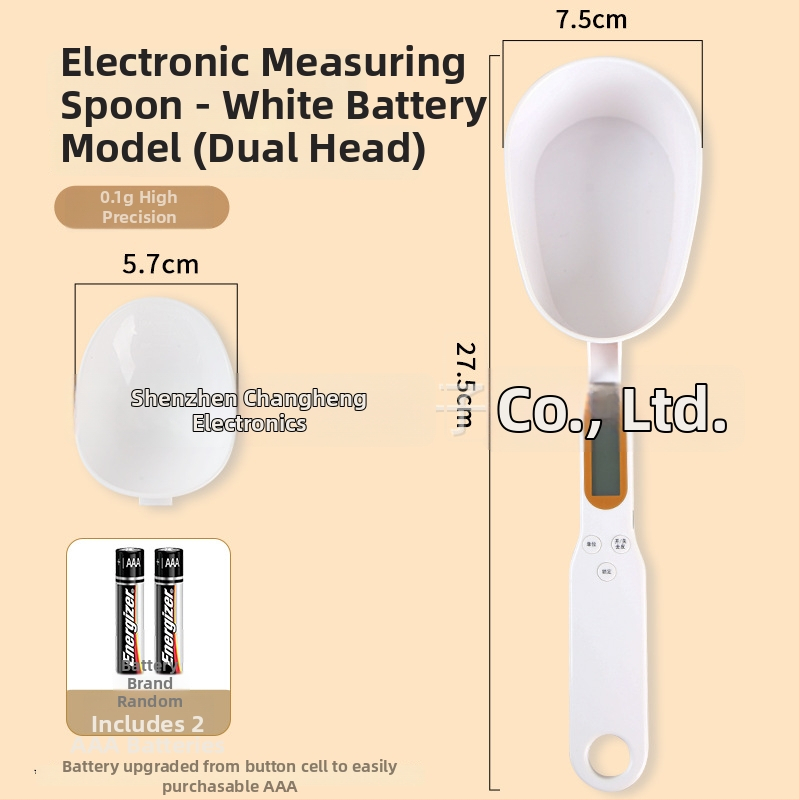 Spoon scale - μικρή ηλεκτρονική ζυγαριά κουζίνας με χωρητικότητα 500 g, ηλεκτρονική μέτρηση, τροφοδοσία μπαταρίας/φόρτιση