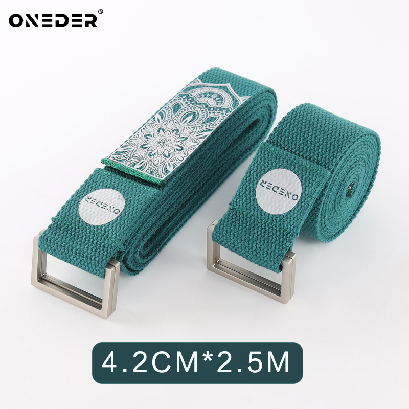 Jóga nyújtóöv, elasztikátlan, Oneder márka, 100% pamut, származás Dongguan, Guangdong, Iyengar és Pilates gyakorlataihoz