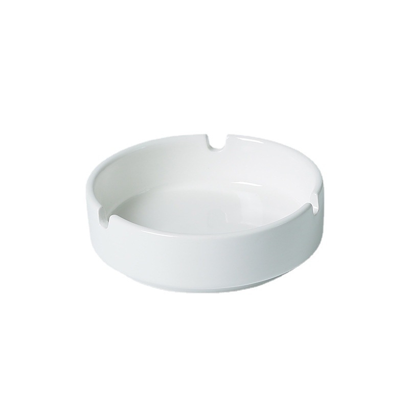 Keramički pepeljar, okrugli, brend Elephant Ceramic, s otisnutim logom, minimalističko-nacionalno-trend dizajn, kutija od 100 kom.