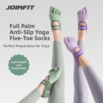 Jie yingfei joga čarape – protuklizne, pet prstiju, za unutarnji trening
