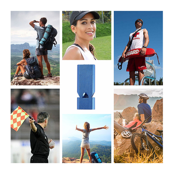  Fluier de supraviețuire pentru exterior din aliaj de aluminiu, design cu trei conducte, sunet înalt și puternic, imprimare logo disponibilă, personalizare, potrivit pentru alergare, drumeții și camping