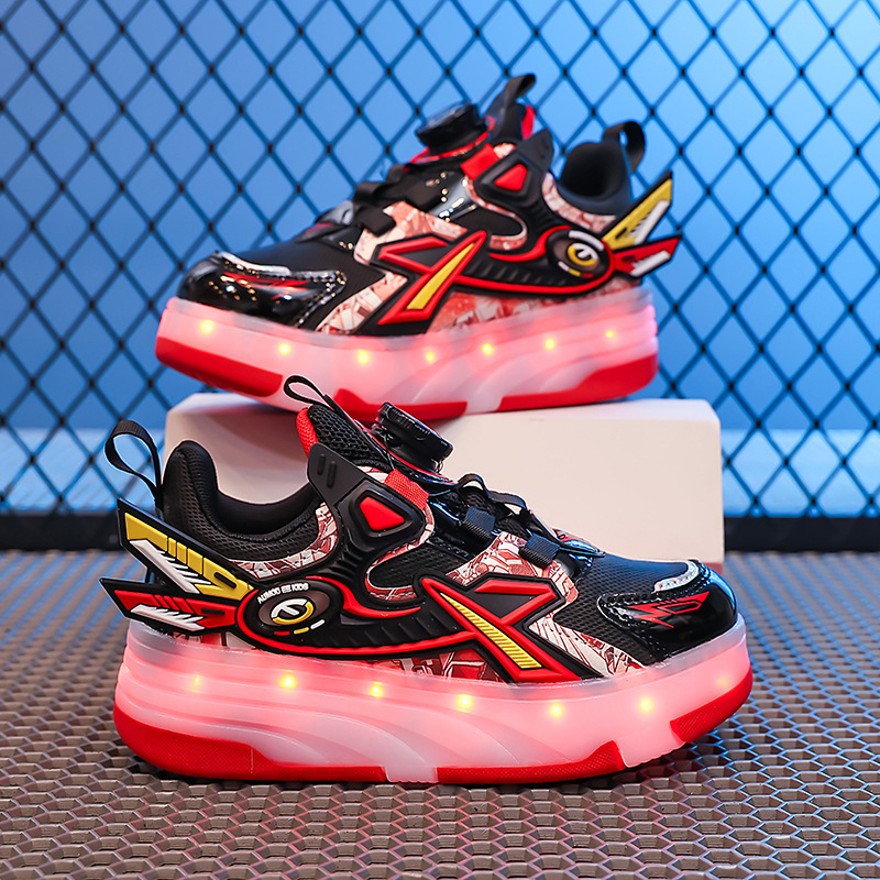 Dječje Heelys tenisice – mrežasti gornji dio, TPR potplat, odvojivi sustav s četiri kotača, unisex roller tenisice