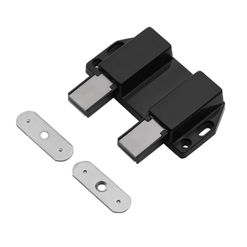 Magnetski zaustavljač vrata ormara - skrivena ugradnja, pritisni tip, Nylon Rebounder model, ABS plast