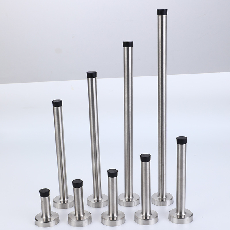 Nerđavi čelik – gornji vrata stopper, produženi dizajn, montaža na zid, završna obrada žičanim uzorkom, ručni pogon