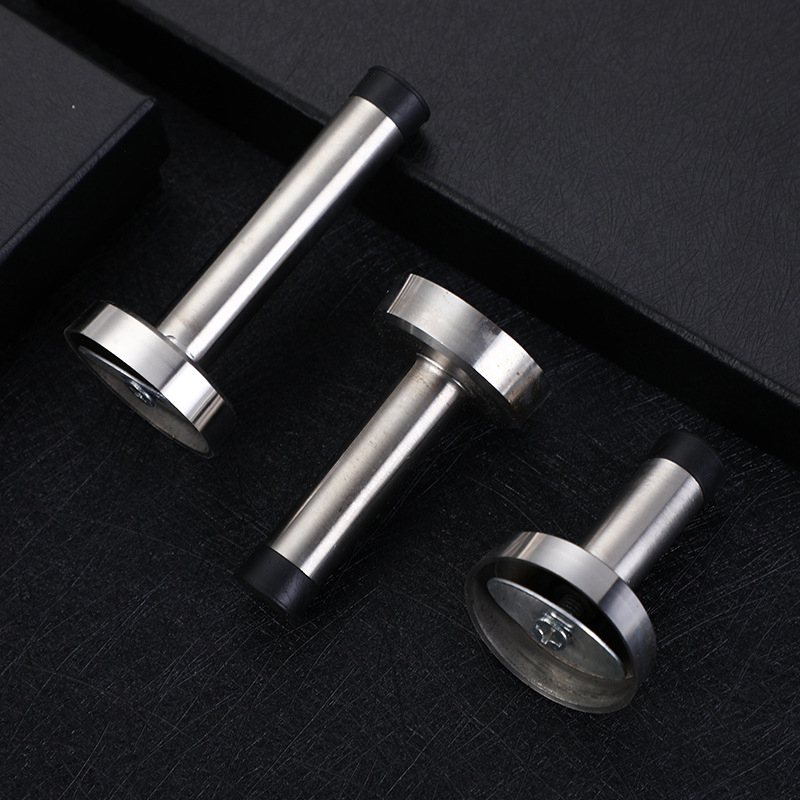 Nerđavi čelik – gornji vrata stopper, produženi dizajn, montaža na zid, završna obrada žičanim uzorkom, ručni pogon