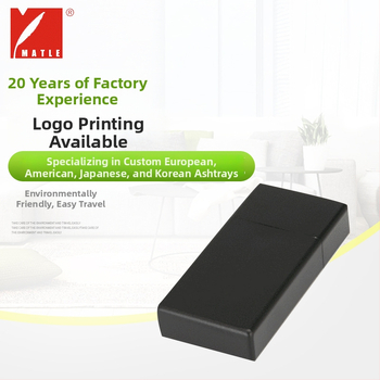 MATLE scrumieră portabilă din aluminiu cu breloc, imprimare logo, personalizabil