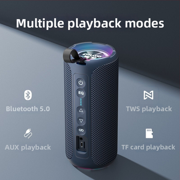 X8Pro difuzor Bluetooth portabil pentru exterior cu IPX6, 20W, baterie 6000mAh, Bluetooth 5.0, răspuns în frecvență 40 Hz–20 kHz