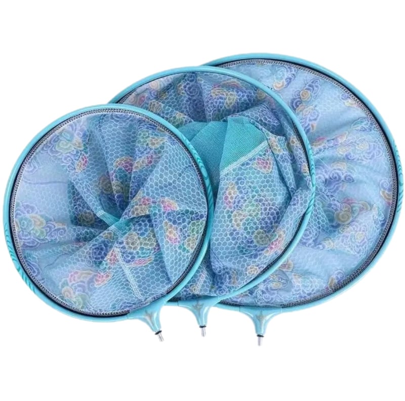 Ribolovna mreža s torbom — fina mreža protiv zapetljavanja, ultra lagana, dubina 28 cm, nosivost 20 kg, kod Xc6512, nano mreža