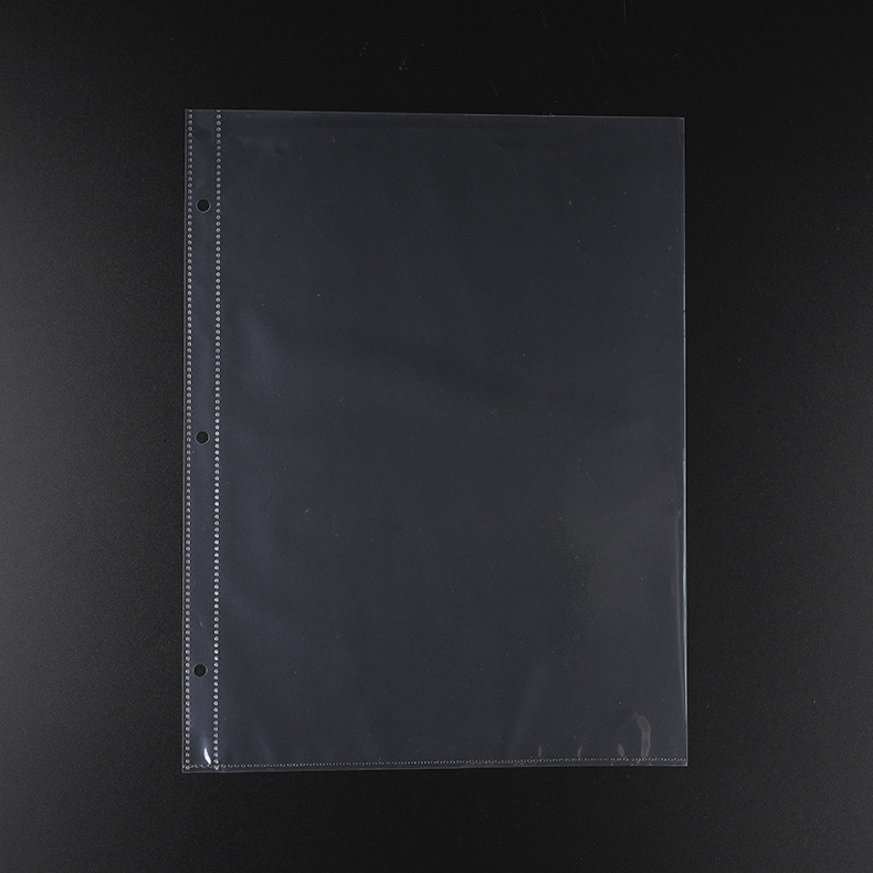 Knjiga za stranice certifikata s 3- i 4-rupe; materijal PP/CPP/OPP; otisak logotipa; prilagodba i licencirana privatna marka.