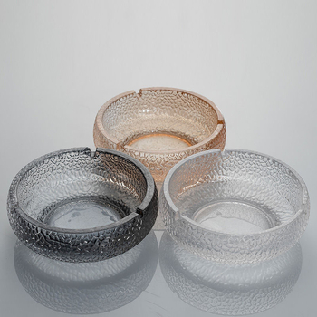 Cenușar de sticlă, Star Source brand, imprimare logo, personalizare disponibilă.