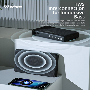Xidobao X8 Air difuzor Bluetooth – Difuzor portabil pentru exterior, mini, 10W, Bluetooth 5.3, 20Hz-20kHz, distanță de 15 m, baterie încorporată