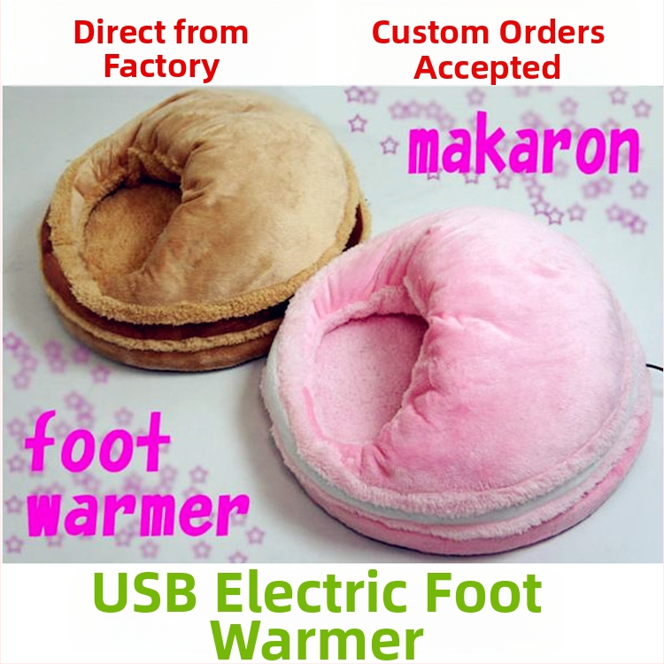 Papuci USB pentru încălzire a picioarelor, unisex, velur pe partea superioară, talpă antiderapantă, alimentare USB, design personalizabil