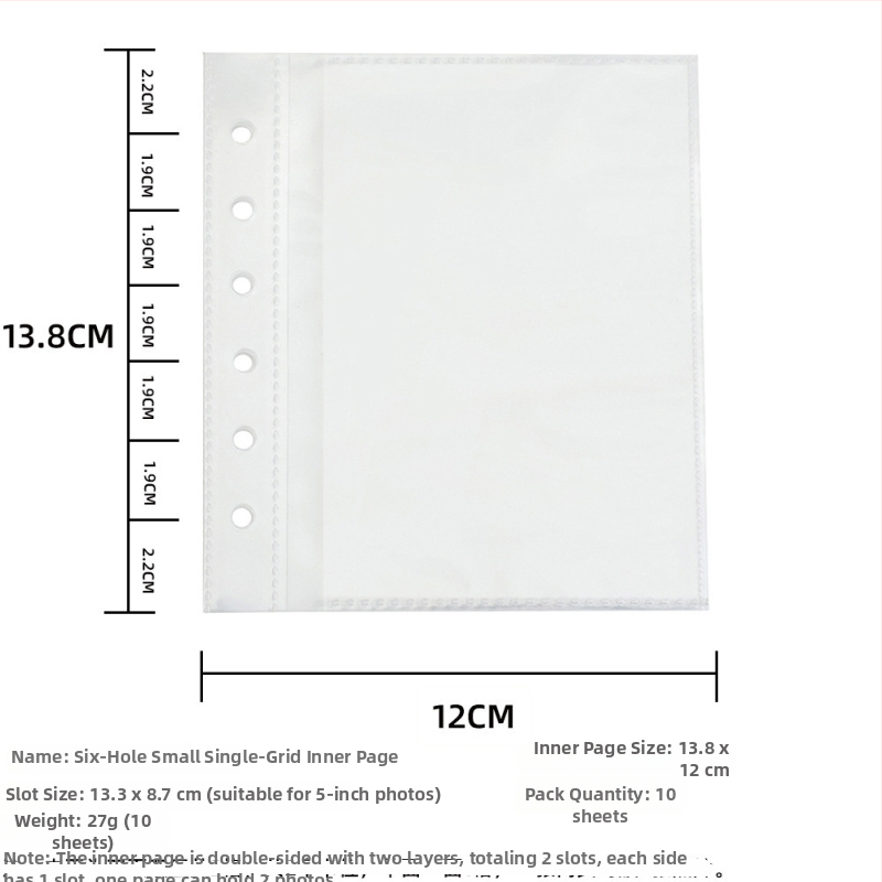 HISOCUTE PU kožené fotoalbum s voľnými stranami, väzba na listy a úložisko pre Polaroid karty, vhodné ako darček