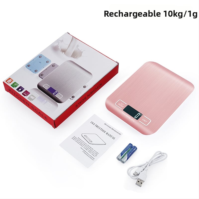 DH-2012 Κουζινική ηλεκτρονική ζυγαριά – φορητή, υψηλής ακρίβειας από 5 kg/1 g έως 10 kg/1 g, ηλεκτρονική μέτρηση, τροφοδοσία με 2 μπαταρίες