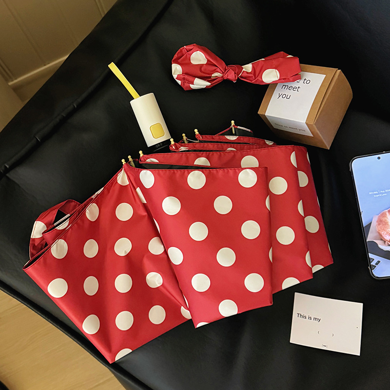 Umbrelă pliabilă Musheng pentru soare și ploaie, stil vintage, protecție UV, cadru cu 8 spițe din fibră, țesătură 190T Impact, deschidere manuală